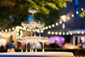 Champagnetoren_trouwen bij Merici Hotel Sittard